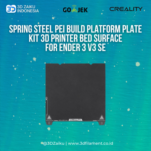 Creality Ender 3 V3 SE Spring Steel PEI Build Platform Plate Kit 3D Printer Bed Surface